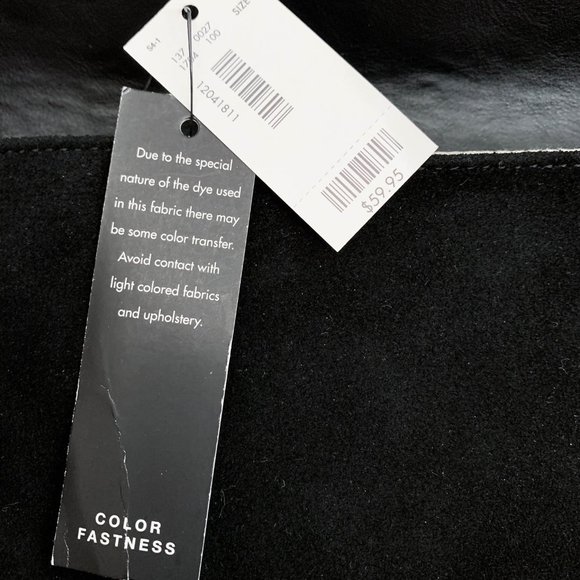 THE LIMITED | 100% Genuine Suede Black Clutch - Picture 8 of 13